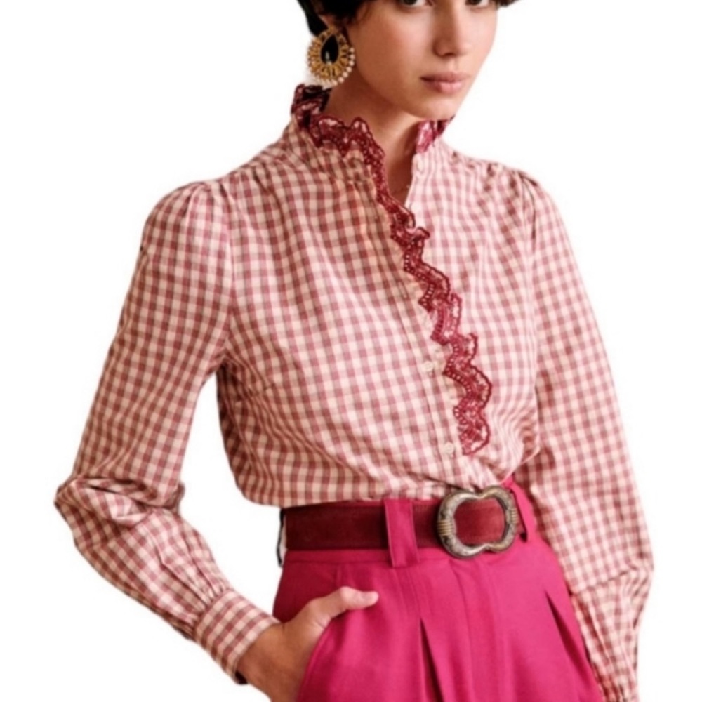 Sezane plaid Chloe shirt